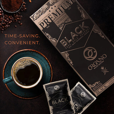 Organo™ Gourmet Black Coffee - 3.5g x 30 sachets